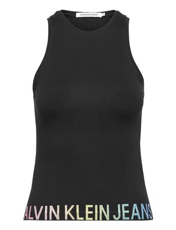 Degrade Logo Hem Sporty Tank Black Calvin Klein Jeans