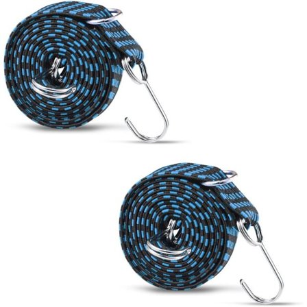 2 bagageremmar för att fästa remmar för transport, camping