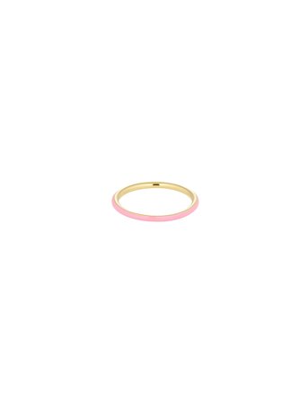 Design Letters Classic Stack Ring - Pink - 50