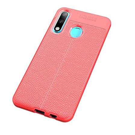 Huawei P30 Lite - Skyddsskal I Silikon Röd