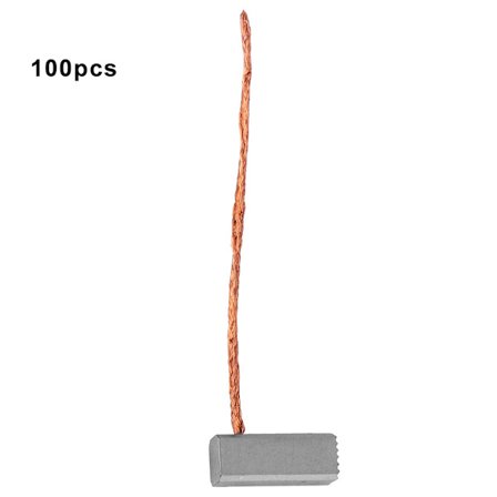 100 stk. J420 Miniature Membranpumpe Motor Kulbørste Udskiftning 6x6x15mm