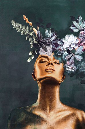 Malerifabrikken - Plakat Gold couture 2 - Guld - Posters - Fra Homeroom