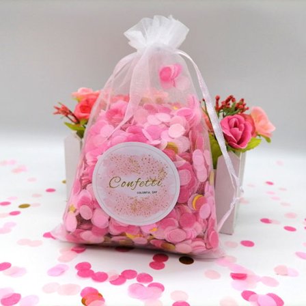 3 Pussi Paperi Confetti Confetti Pop PINK GOLD PINK GOLD