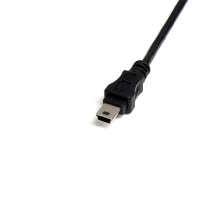 StarTech 1 ft Mini USB 2.0 Cable - USB A to Mini B F/M - USB cable - USB (F) to mini-USB Type B (M) - USB 2.0 - 1 ft - black - USBMUSBFM1 - USB-kabel