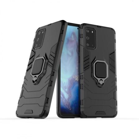 Samsung S20 FE Iskunkest v suojus sormustelineell ThinArmor Black