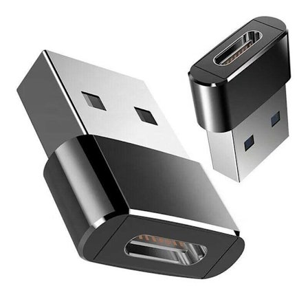 USB-adapter - USB typ A (hane) till USB-C (hona) - USB 3.1