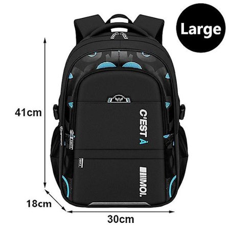 2023 Nya barn skolväskor Barn ryggsäck i primär skolväska för tonårspojkar Vattentät ryggsäck Bokväska Mochila