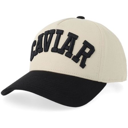 Iconic - Beige adjustable Keps - Caviar Stone/Black A-frame Adjustable @ Hatstore