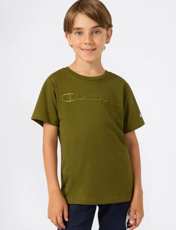 Champion Ss Tee - Khaki green - 150-155