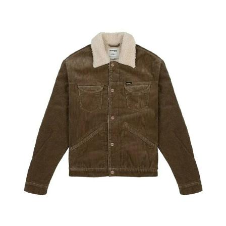 Wrangler - Sommarjackor - Brun - Herr - Storlek: M, Herr, Storlek: M