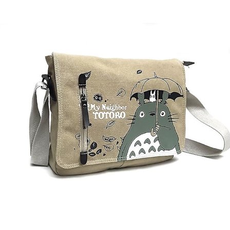 Anime Manga Min Granne Totoro Messenger Bag 31*26*7cm Børnepose