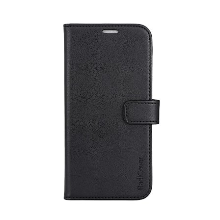 RADICOVER Flipcov Anti Radiation RFID 3 kort MagS iPhone 15 Plus Sort PU