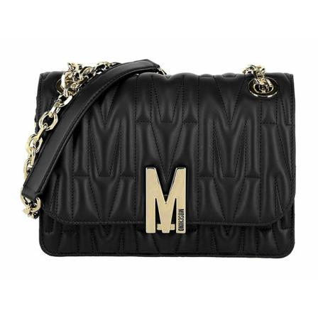 Moschino, Shoulder Bag Czarny, Kobieta, Rozmiar: ONE Size