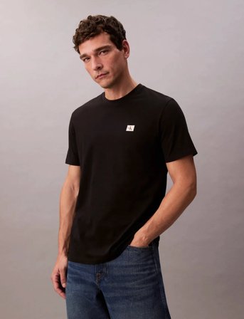 Calvin Klein Jeans Ss Badge 30S Jersey Classic Tee - Black - L