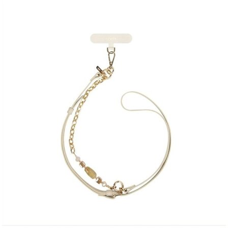 Uniq Coehl Caryne 2-i-1 nyckelband för telefon - grädde