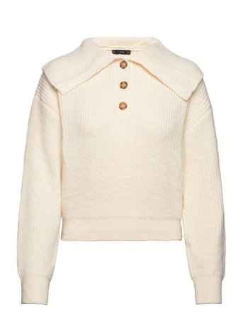 Mango | Buttoned Collar Knit Sweater | S