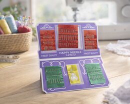 Trä-i-enkelt nålar 60 st