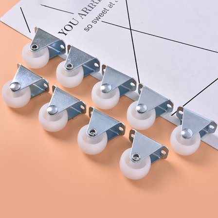 Universalhjul 1" Møbelhjul Hjul Hvid PP Nylon One