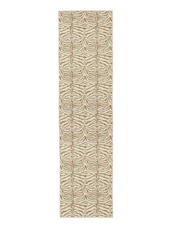 Felina Washable 80X300 Small Brown/White Runner Rug