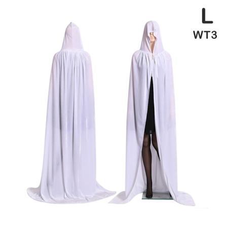 Medeltida Vampyr Hooded Kappa Häxkappor Halloween Kostym