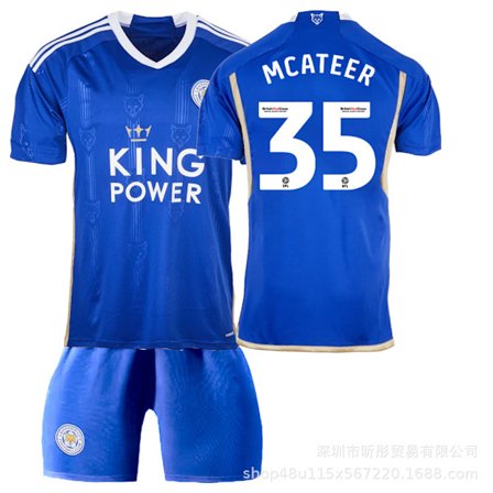 Black Friday-erbjudanden – Spara stort! 2023 Leicester City hemmatröja fotbollströja - McAteer