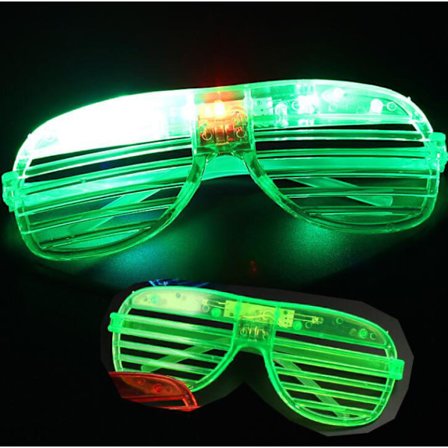 2st LED persienner lyser upp glasögon