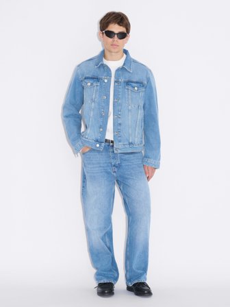 Holzweiler Denim Jacket - Light Blue - Men's - S