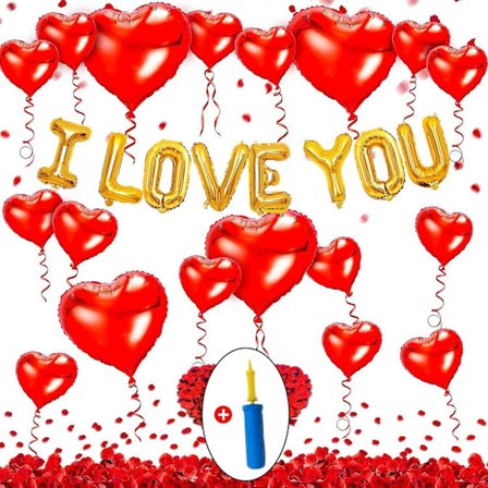 Valentinsdagsparty Dekoration Pump Romantisk Ballong Dekor