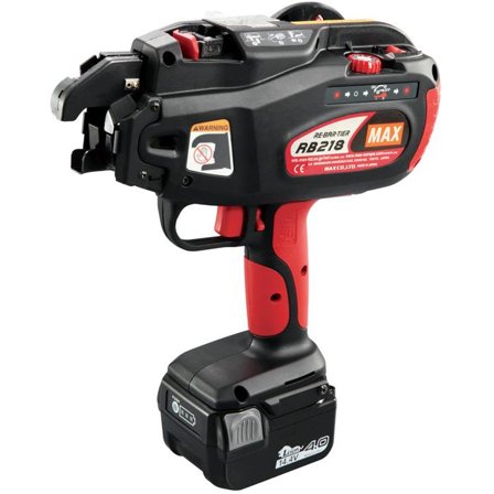 MAX RB218 Jernbindermaskin med batteri og lader, Maskiner