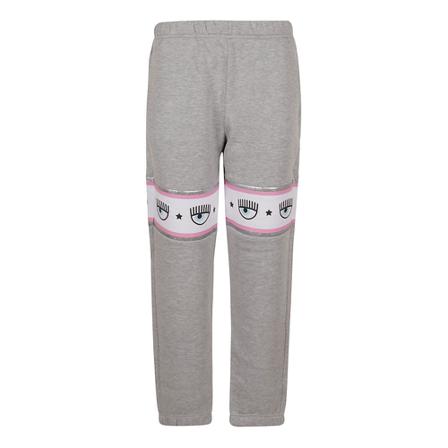 Chiara Ferragni Collection 136 Maxilogomania Bukser Grå, Dame Joggingbukser, Størrelse: XS