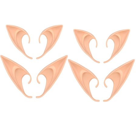 4Pairs Elf Ears Fairy Ears Lifelike