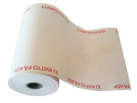 Thermorulle bisfenolfri EKPK 57x46x13mm 25m - Lyreco - Kontorsmaskiner - Kvittorullar och -skrivare - Kvittorullar