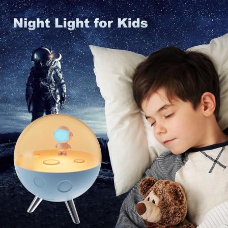 Natlampe til Børn, Dæmpbar LED Børnelampe Farveskiftende RGB Børnenatlampe Soveværelse