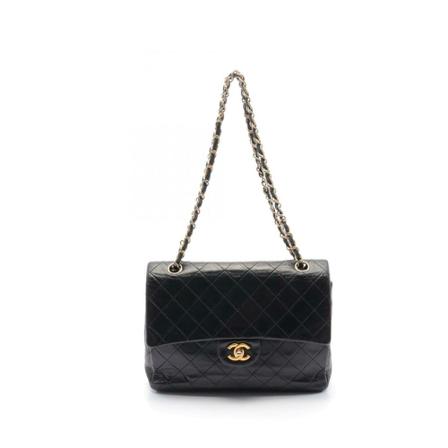 Chanel Vintage Pre-owned Shoulder Väska svart, Dam Vintage Väskor, Dam, Storlek: ONE SIZE