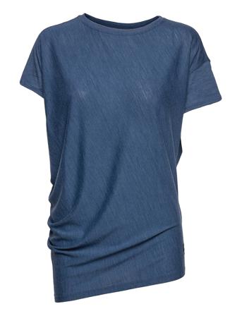 W Yoga Loose Tee Blue Super.natural