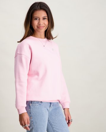 Nike G NSW CLUB FLC OVRSZD CREW LBR Rosa Pullover Mädchen - Kids Brand Store