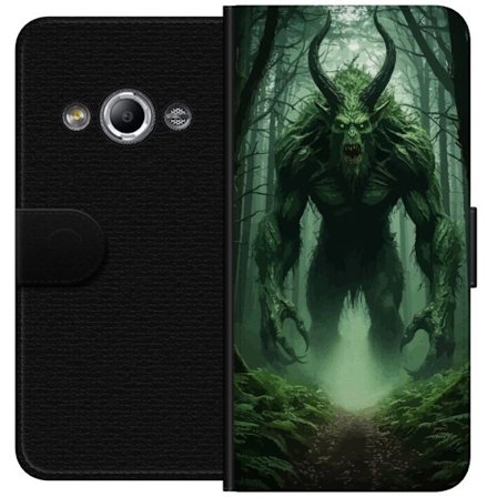 Kompatibel Tegnebogsetui til Samsung Galaxy Xcover 3 Monster Skoven Fantasy Mystisk Væsen