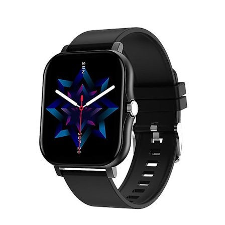 Gt20 Smart Watch Sort Silikon Sort