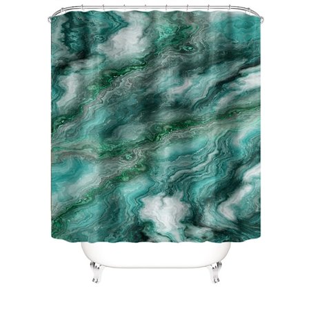 180×180CM Bruseforhæng med kroge (marmor 3), høj kvalitet