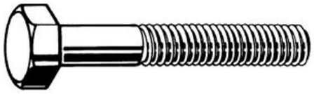 REYHER 009318100040035 Sexkantsskruv FZB ISO 4014 4 x 35 mm, 500-pack, Infästning