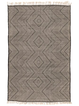 205X320 Tapete Oriental High Atlas Kilim Castanho/Preto (Lã, Marrocos)