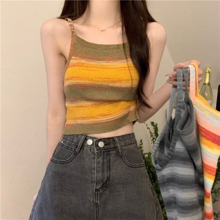 Randig Slingväst GUL