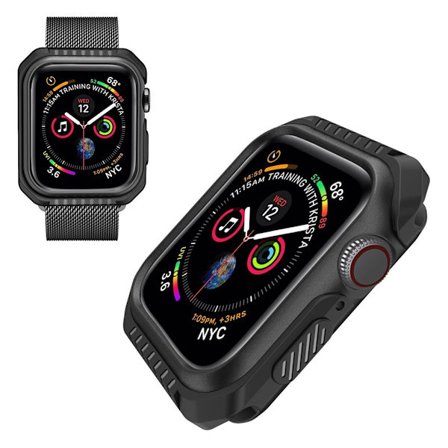 Apple Watch Series 5 44 mm hållbar metallram - Svart