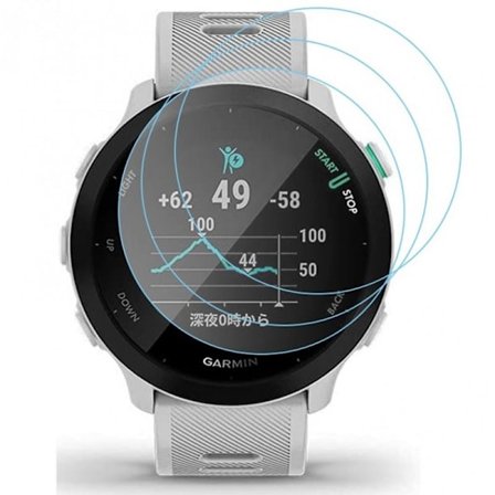 2-PACK Garmin Forerunner 55 Hærdet Glas 0,2mm 9H 2,5D