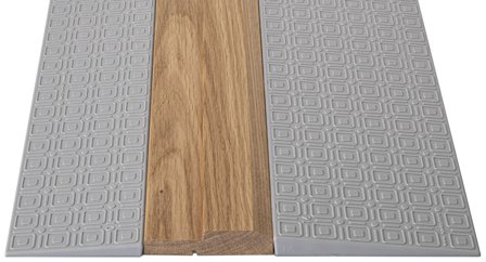 Lundbergs 1142204 Terskelrampe 1000x50x4 mm, Dør- & vindusbeslag