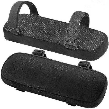 1 Par Armstödskuddar för Stol, Armbågskudde, Tryckavlastning, Kontorsstol, Spelstol, Armstöd med Minnesskum, Armstödsdynor