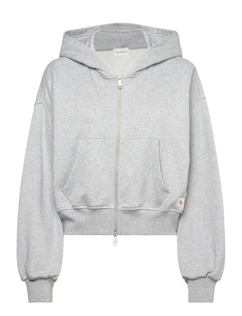 Calvin Klein Jeans | A- French Terry Badge Logo Fz Ho | XXS