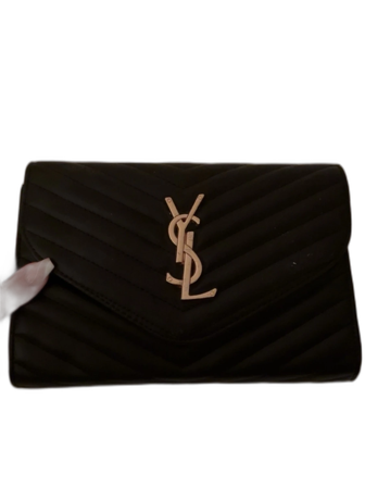 Svart axelväska YSL
