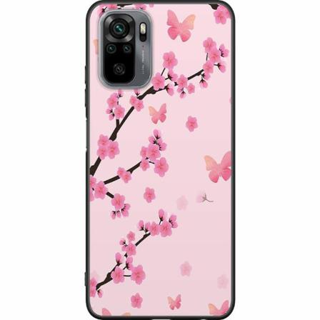 Xiaomi Redmi Note 10s Svart Skal Blommor