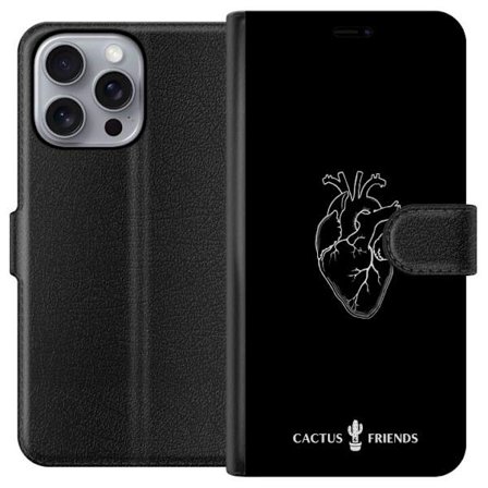 Yhteensopiva Lompakkokotelo Apple Apple iPhone 16 Pro Max Kaktus ja Ystävät - Keskiaikaan Anatomia Sydän